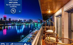 Family Apartment with Puente de la Mujer View in Puerto Madero